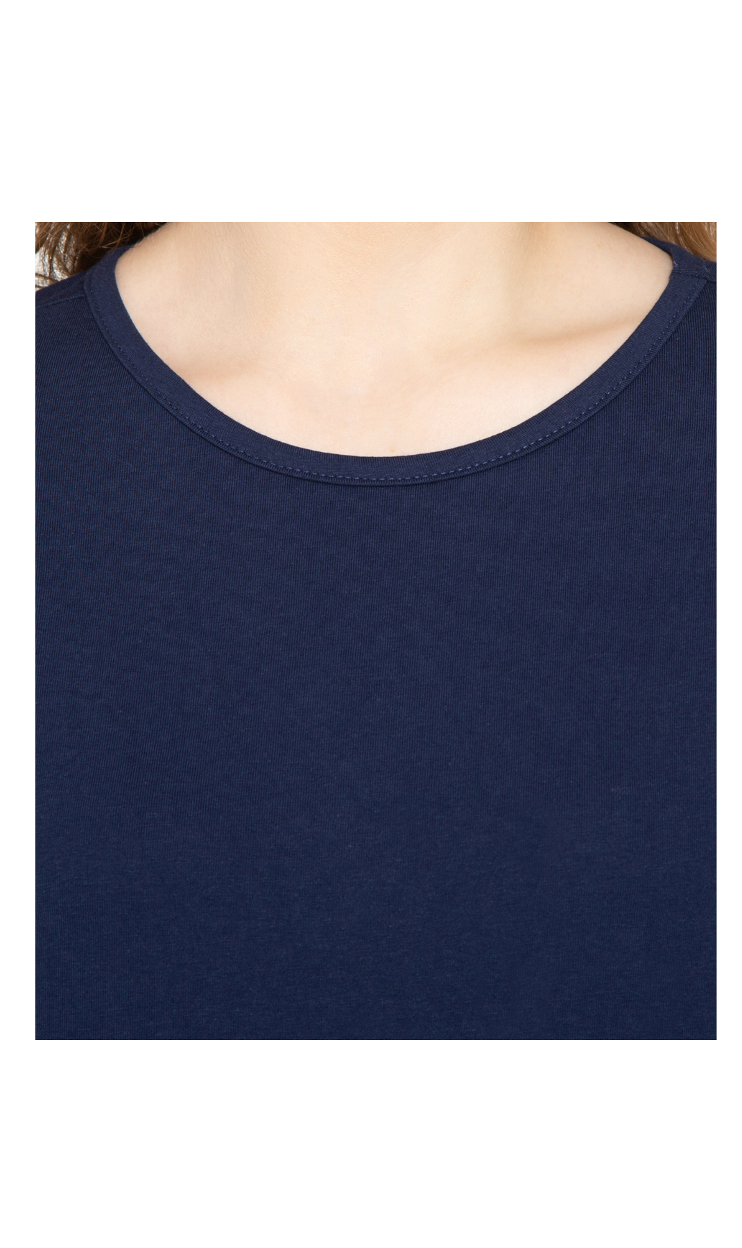 Women's Classic Comfort Fit 3/4 Sleeve length Crew Neck Jersey knit T-Shirt