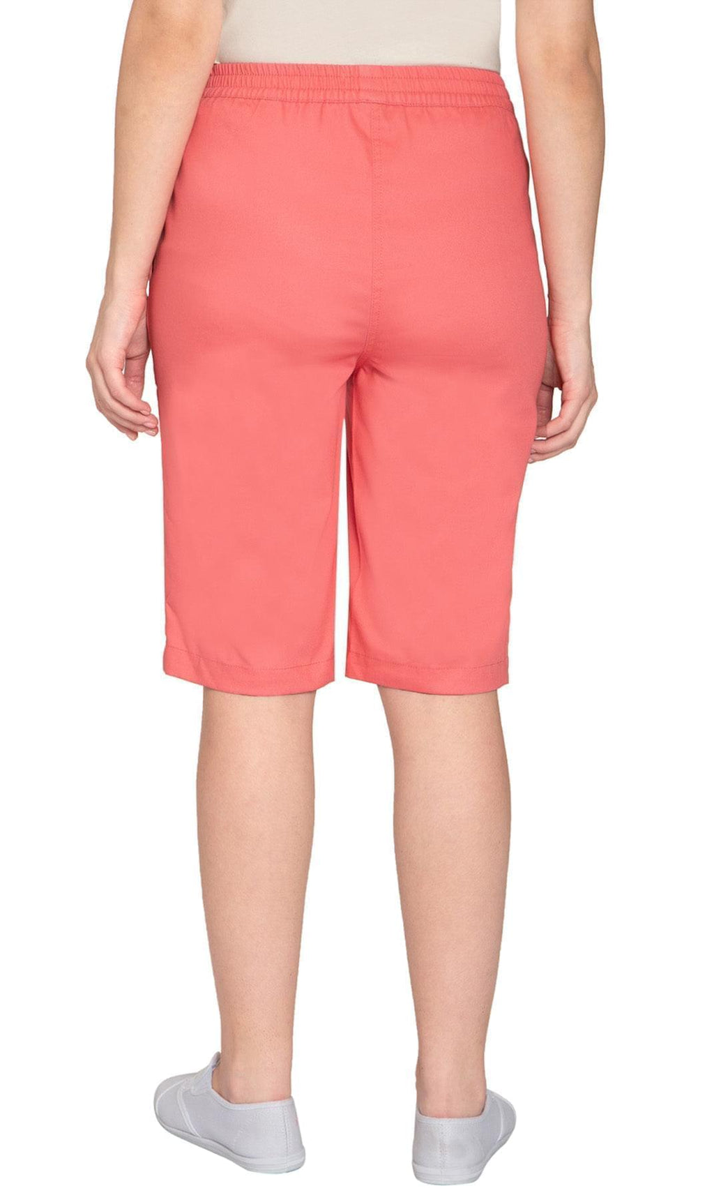 Women's Easy Pull on Bermuda Shorts in Denim and Twill